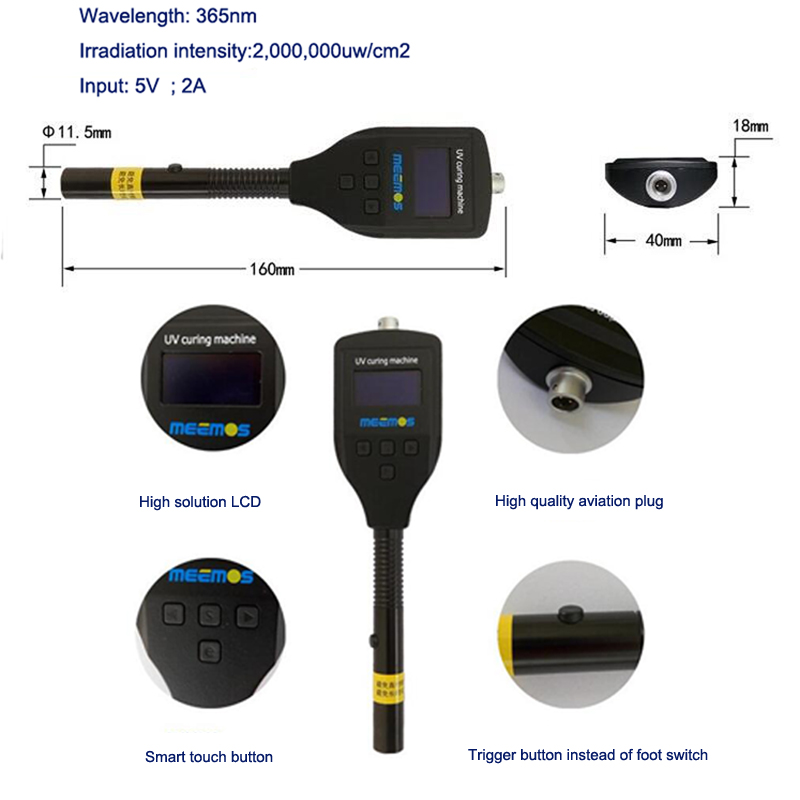 Máy đóng rắn UV LED USB