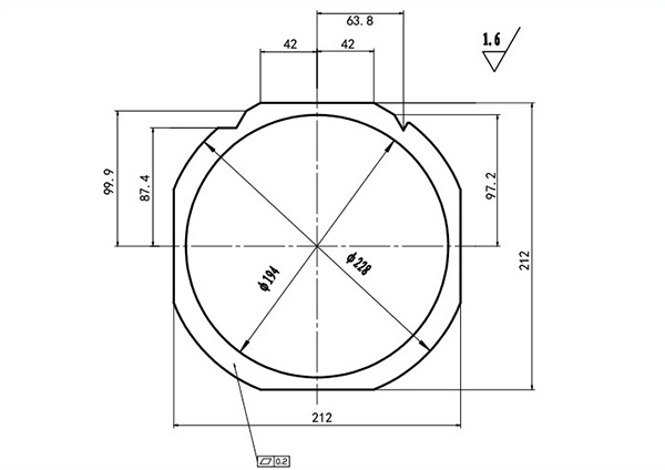 6 inches Stainless Steel Iron Ring Wafer Frame Distributor