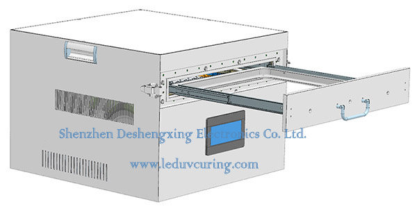 UV LED Box Type Curing Machine Reducing UV Tape Adhesive