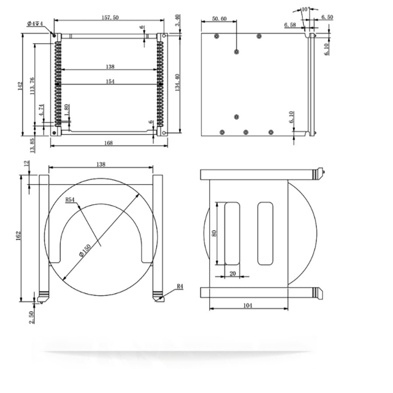 Metal Wafer Cassette size