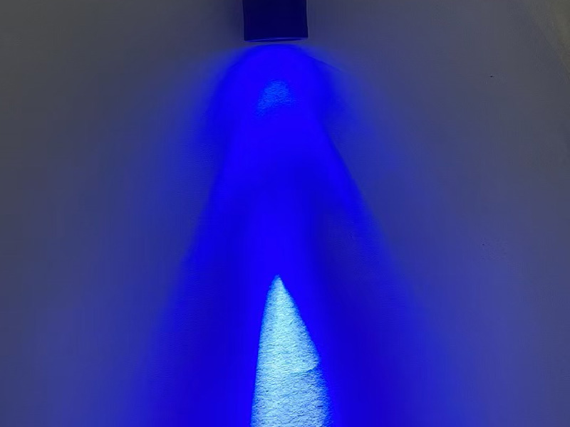 The effect of collimating lens